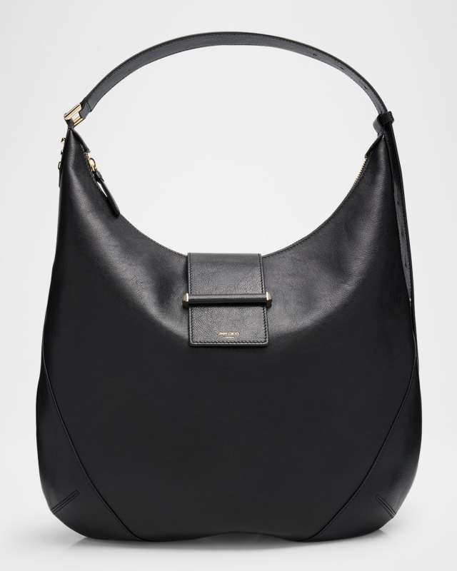 Bar Medium Leather Hobo Bag